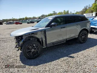 2025 Land Rover Range Rover Velar Dynamic SE with VIN SALYL2EXXSA394267, listed as a Copart auction lot 48936625 with 3,349 mi miles and Salvage Title. Bid and sale history available at DreamBid. Image 1.