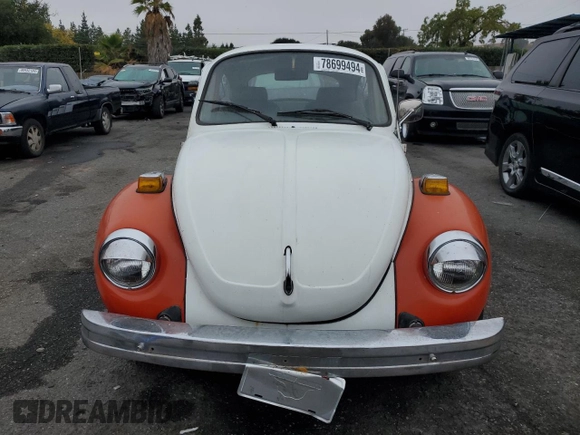 1974 Volkswagen Beetle with VIN 1342201436, listed as a Copart auction lot 78699494 with 56,448 mi miles and Clean Title. Bid and sale history available at DreamBid. Image 5.