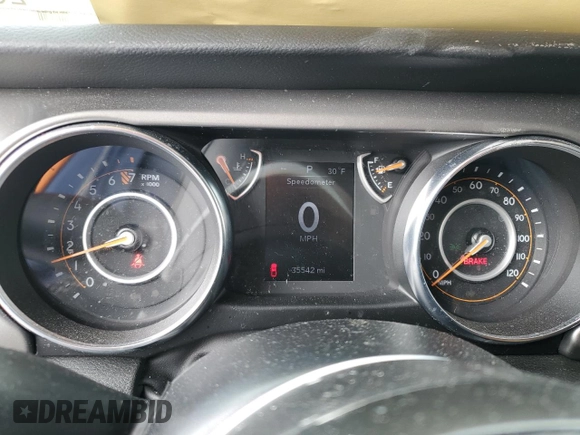 2022 Jeep Gladiator Texas Trail with VIN 1C6HJTAG4NL170016, listed as a Copart auction lot 44982765 with 35,542 mi miles and Salvage title. Bid and sale history available at DreamBid. Image 9.