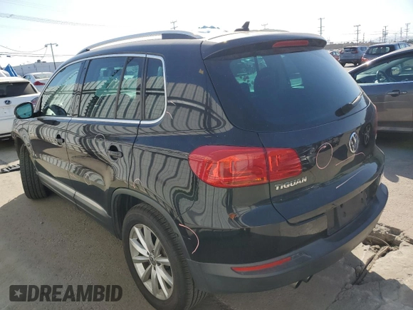 2017 Volkswagen Tiguan Wolfsburg Edition with VIN WVGRV7AX5HW505484, listed as a Copart auction lot 61662705 with 88,012 mi miles and Salvage title. Bid and sale history available at DreamBid. Image 2.