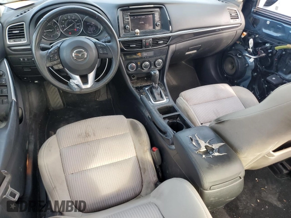 2015 Mazda 6 i Sport with VIN JM1GJ1U53F1198826, listed as a Copart auction lot 54195065 with 214,601 mi miles and Salvage Title. Bid and sale history available at carsss.com. Image 8.