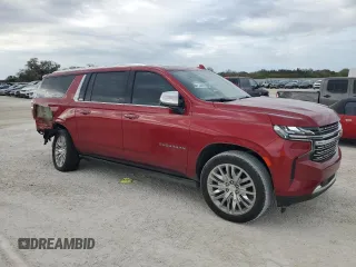 2023 Chevrolet Suburban Premier with VIN 1GNSKFKT2PR309933, listed as a Copart auction lot 79028294 with Not Provided miles and Salvage Title. Bid and sale history available at DreamBid. Image 4.