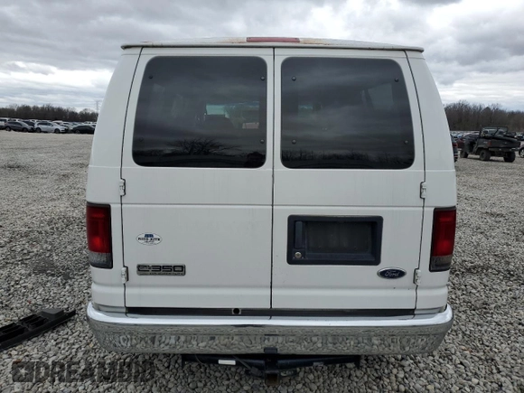2006 Ford Econoline Passenger XL with VIN 1FBNE31L76HA02327, listed as a Copart auction lot 47425455 with 186,476 mi miles and Salvage title. Bid and sale history available at DreamBid. Image 6.