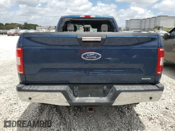 2019 Ford F-150 XL with VIN 1FTEX1EP1KKC63781, listed as a Copart auction lot 55036455 with 0 mi miles and Salvage Title. Bid and sale history available at carsss.com. Image 6.