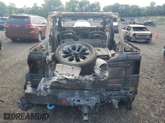 2023 Jeep Wrangler Sahara с VIN 1C4JJXP6XPW542086, выставлен на аукционе Copart как лот 64209345 с пробегом Не указан миль и Списание • Salvage title. История ставок и продаж доступна на DreamBid. Изображение 6.