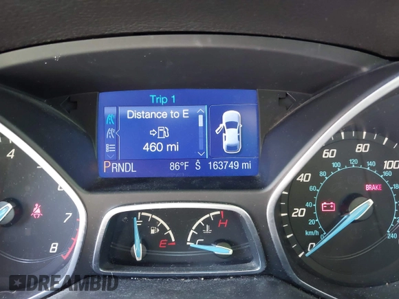 2013 Ford Focus SE z VIN 1FADP3F25DL115727, wystawiony jako IAAI lot #42609895 z przebiegiem 163 749 mil mil oraz . Historia ofert i sprzedaży dostępna na DreamBid. Obrazek 7.