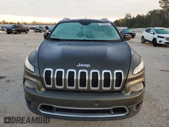 2014 Jeep Cherokee Limited with VIN 1C4PJMDS8EW259788, listed as a Copart auction lot 42806595 with 231,386 mi miles and Salvage Title. Bid and sale history available at DreamBid. Image 5.