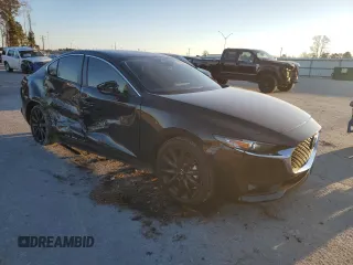 2025 Mazda 3 S Select Sport with VIN JM1BPABM0S1765829, listed as a Copart auction lot 87553785 with 1,283 mi miles and Salvage Title. Bid and sale history available at DreamBid. Image 4.