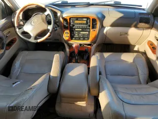 2000 Lexus LX 470 z VIN JT6HT00W3Y0090164, wystawiony jako Copart lot #41338515 z przebiegiem 209 338 mil mil oraz Szkoda całkowita • Salvage title. Historia ofert i sprzedaży dostępna na DreamBid. Obrazek 8.