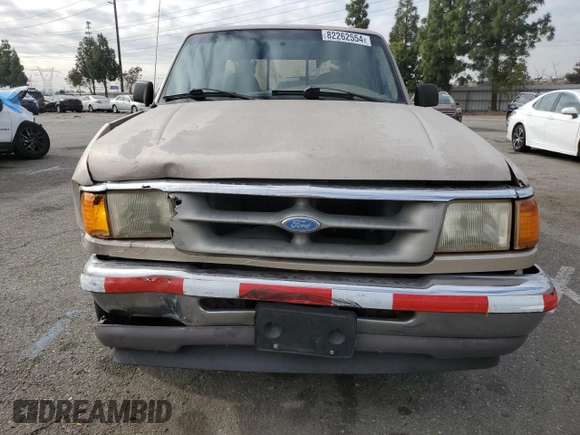 1997 Ford Ranger XL with VIN 1FTCR14A0VPA28116, listed as a Copart auction lot 82262554 with 167,455 mi miles and Salvage title. Bid and sale history available at DreamBid. Image 5.