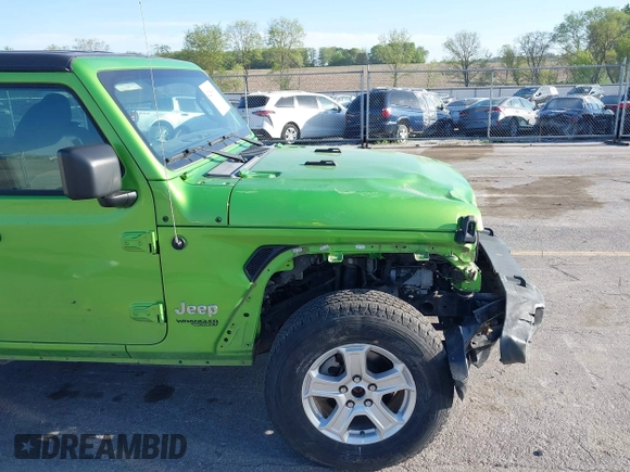 2019 Jeep Wrangler Sport S z VIN 1C4HJXAN0KW661787, wystawiony jako IAAI lot #42238918 z przebiegiem 25 364 mil mil oraz . Historia ofert i sprzedaży dostępna na DreamBid. Obrazek 17.