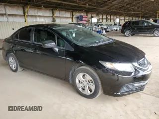 2015 Honda Civic LX with VIN 19XFB2F55FE121352, listed as a Copart auction lot 55704715 with 94,833 mi miles and Clean Title. Bid and sale history available at DreamBid. Image 4.