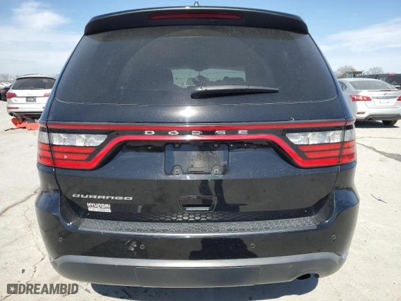 2022 Dodge Durango SXT with VIN 1C4RDHAG2NC103092, listed as a Copart auction lot 46909425 with 92,070 mi miles and Salvage Title. Bid and sale history available at carsss.com. Image 6.