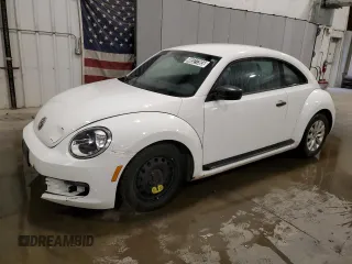 2015 Volkswagen Beetle Fleet Edition with VIN 3VWF17AT2FM647446, listed as a Copart auction lot 46527365 with 105,682 mi miles and Clean Title. Bid and sale history available at DreamBid. Image 1.