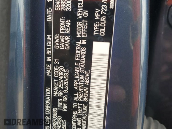 2022 Volvo XC40 Twin Plus z VIN YV4ED3UR5N2709889, wystawiony jako Copart lot #81162434 z przebiegiem 22 636 mil mil oraz Szkoda całkowita • Salvage title. Historia ofert i sprzedaży dostępna na DreamBid. Obrazek 13.