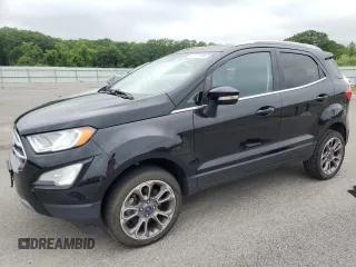 2020 Ford EcoSport Titanium z VIN MAJ6S3KL9LC361409, wystawiony jako Copart lot #59966875 z przebiegiem 115 861 mil mil oraz Czysty tytuł • Clean title. Historia ofert i sprzedaży dostępna na DreamBid. Obrazek 1.