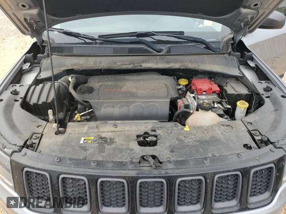 2020 Jeep Compass Trailhawk with VIN 3C4NJDDB6LT195731, listed as a Copart auction lot 50948035 with 80,195 mi miles and Salvage title. Bid and sale history available at DreamBid. Image 13.