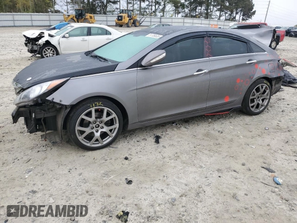 2012 Hyundai Sonata Limited with VIN 5NPEC4ACXCH350420, listed as a Copart auction lot 51709535 with 268,809 mi miles and Salvage Title. Bid and sale history available at carsss.com. Image 1.