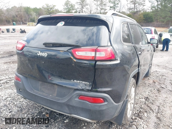 2014 Jeep Cherokee Limited with VIN 1C4PJLDB2EW173791, listed as a IAAI auction lot 41505223 with 167,848 mi miles. Bid and sale history available at carsss.com. Image 6.