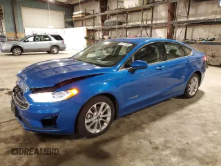 2019 Ford Fusion Hybrid SE with VIN 3FA6P0LU9KR258773, listed as a Copart auction lot 52117085 with 103,492 mi miles and Salvage Title. Bid and sale history available at carsss.com. Image 1.