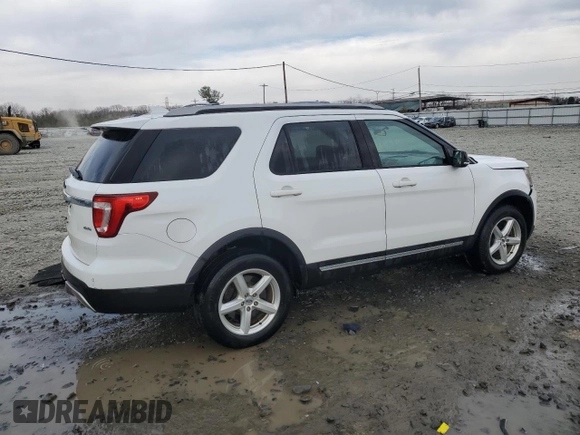 2017 Ford Explorer XLT with VIN 1FM5K8D8XHGD47476, listed as a Copart auction lot 50155845 with 80,763 mi miles and Salvage Title. Bid and sale history available at DreamBid. Image 3.