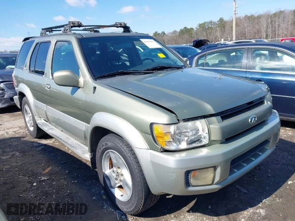 2003 Infiniti QX4 with VIN JNRDR09X13W251912, listed as a IAAI auction lot 41617833 with 162,231 mi miles and . Bid and sale history available at DreamBid. Image 1.