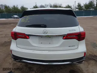 2017 Acura MDX w/Technology Pkg with VIN 5J8YD4H53HL001993, listed as a IAAI auction lot 41174786 with 88,813 mi miles. Bid and sale history available at carsss.com. Image 16.