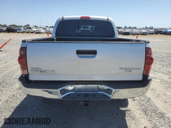 2007 Toyota Tacoma PreRunner with VIN 3TMJU62N77M028907, listed as a Copart auction lot 59622695 with 186,339 mi miles and Salvage title. Bid and sale history available at DreamBid. Image 6.