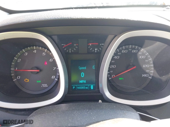 2012 Chevrolet Equinox LTZ with VIN 2GNALFEK1C1208879, listed as a IAAI auction lot 41984931 with 140,083 mi miles. Bid and sale history available at carsss.com. Image 7.