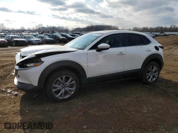 2021 Mazda CX-30 Preferred with VIN 3MVDMACL0MM216112, listed as a Copart auction lot 83617634 with 71,371 mi miles and Salvage Title. Bid and sale history available at DreamBid. Image 1.