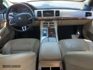 2015 Jaguar XF I4 T Premium with VIN SAJWA0FS8FPU65630, listed as a Copart auction lot 48046665 with 0 mi miles and Salvage Title. Bid and sale history available at carsss.com. Image 8.