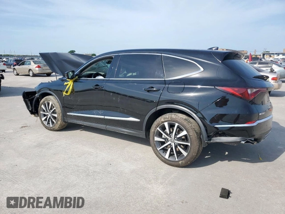 2025 Acura MDX Technology с VIN 5J8YE1H40SL010077, выставлен на аукционе Copart как лот 52978385 с пробегом 4 836 миль миль и Списание • Salvage title. История ставок и продаж доступна на DreamBid. Изображение 2.
