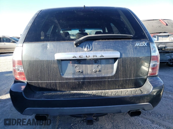 2006 Acura MDX with VIN 2HNYD18216H501173, listed as a Copart auction lot 87474494 with 203,760 mi miles and Salvage Title. Bid and sale history available at carsss.com. Image 6.