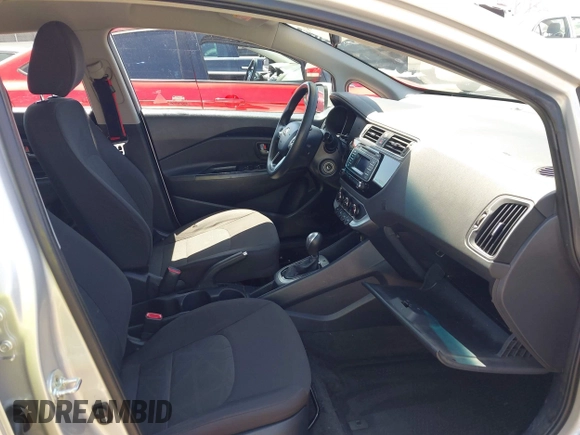 2016 Kia Rio LX with VIN KNADM4A32G6670837, listed as a IAAI auction lot 42154148 with 92,859 mi miles. Bid and sale history available at carsss.com. Image 5.