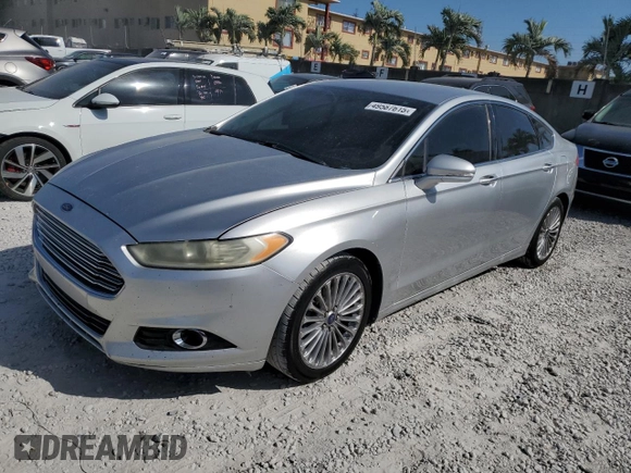 2014 Ford Fusion Titanium with VIN 3FA6P0K91ER178613, listed as a Copart auction lot 49587615 with 165,391 mi miles and Clean Title. Bid and sale history available at DreamBid. Image 1.