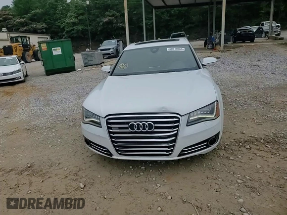 2013 Audi A8 4.0L with VIN WAUA2AFD9DN026942, listed as a Copart auction lot 60319565 with 122,341 mi miles and Salvage title. Bid and sale history available at DreamBid. Image 13.
