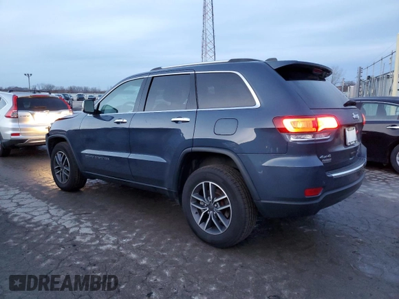 2021 Jeep Grand Cherokee Limited with VIN 1C4RJFBG6MC552771, listed as a Copart auction lot 87156864 with 52,404 mi miles and Salvage title. Bid and sale history available at DreamBid. Image 2.