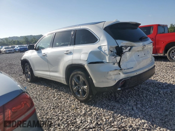 2018 Toyota Highlander Limited with VIN 5TDDZRFH4JS895693, listed as a Copart auction lot 59012735 with 94,357 mi miles and Salvage title. Bid and sale history available at DreamBid. Image 2.