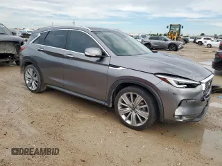 2021 Infiniti QX50 Essential с VIN 3PCAJ5CA4MF101584, выставлен на аукционе Copart как лот 61019415 с пробегом 54 939 миль миль и Списание • Salvage title. История ставок и продаж доступна на DreamBid. Изображение 4.
