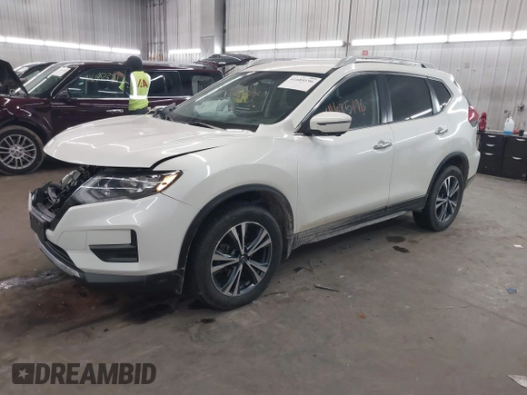 2019 Nissan Rogue SL with VIN 5N1AT2MV2KC752129, listed as a IAAI auction lot 41685196 with 62,288 mi miles. Bid and sale history available at carsss.com. Image 17.