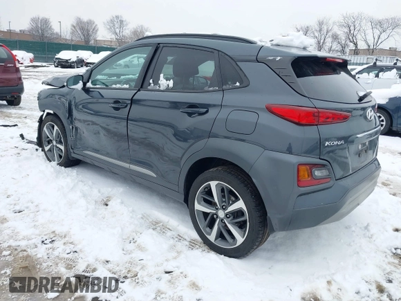 2019 Hyundai Kona Limited with VIN KM8K3CA5XKU382654, listed as a IAAI auction lot 41548709 with 82,089 mi miles. Bid and sale history available at carsss.com. Image 3.