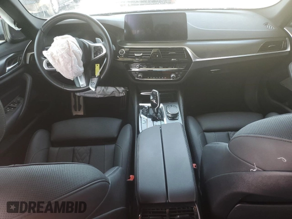 2021 BMW 5 Series 530i with VIN WBA53BH05MWX12503, listed as a Copart auction lot 56310865 with 29,509 mi miles and Salvage title. Bid and sale history available at DreamBid. Image 8.
