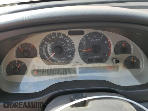 1999 Ford Mustang GT with VIN 1FAFP42X8XF151298, listed as a Copart auction lot 76350444 with 0 mi miles and Salvage Title. Bid and sale history available at carsss.com. Image 9.