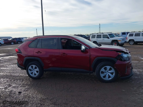 2021 Toyota RAV4 LE with VIN JTMH1RFV7MD067278, listed as a IAAI auction lot 41152477 with 55,094 mi miles. Bid and sale history available at carsss.com. Image 13.