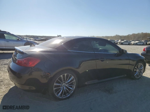 2011 Infiniti G37 Convertible with VIN JN1CV6FE3BM953062, listed as a Copart auction lot 77324024 with 0 mi miles and Clean Title. Bid and sale history available at carsss.com. Image 3.