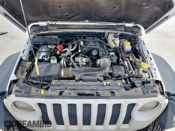 2023 Jeep Wrangler Sport with VIN 1C4HJXAG4PW667732, listed as a Copart auction lot 61261215 with 48,089 mi miles and Salvage title. Bid and sale history available at DreamBid. Image 11.
