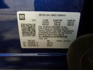 2023 Buick Encore GX Essence with VIN KL4MMGSL6PB096196, listed as a Copart auction lot 43538065 with 14,523 mi miles and Salvage title. Bid and sale history available at DreamBid. Image 13.