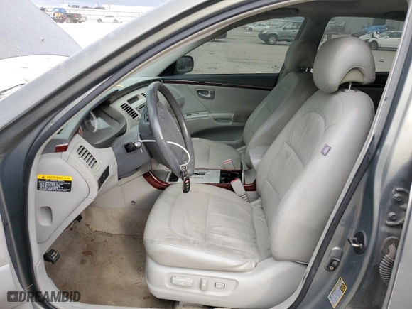 2007 Hyundai Azera GLS with VIN KMHFC46D47A211835, listed as a Copart auction lot 76190184 with 150,798 mi miles and Salvage Title. Bid and sale history available at carsss.com. Image 7.