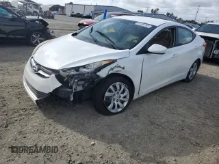 2013 Hyundai Elantra GLS z VIN 5NPDH4AE1DH185616, wystawiony jako Copart lot #51184765 z przebiegiem Nie podano mil oraz Szkoda całkowita • Salvage title. Historia ofert i sprzedaży dostępna na DreamBid. Obrazek 1.