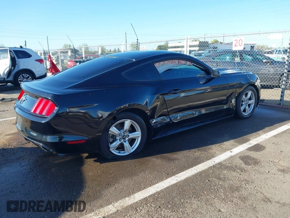 2017 Ford Mustang V6 with VIN 1FA6P8AM0H5272817, listed as a IAAI auction lot 41938576 with Not provided miles and . Bid and sale history available at DreamBid. Image 4.